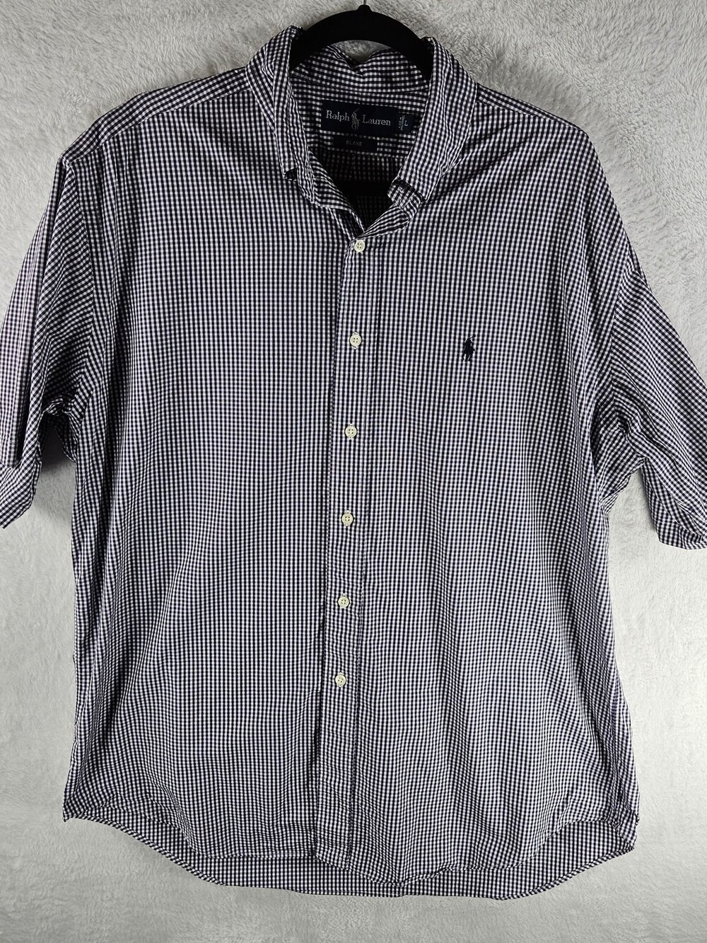 Ralph Lauren Blake Gingham Button-Down Shirt Men's Size Large
